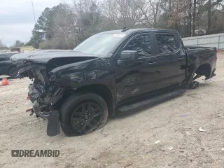 2024 Chevrolet Silverado 1500 Custom Trail Boss with VIN 3GCUDCED0RG145065, listed as a Copart auction lot 49110485 with 18,265 mi miles and Salvage Title. Bid and sale history available at carsss.com. Image 1.