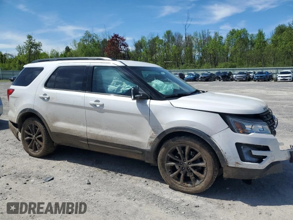2017 Ford Explorer XLT z VIN 1FM5K8D89HGD75561, wystawiony jako Copart lot #57723505 z przebiegiem 100 274 mil mil oraz Szkoda całkowita • Salvage title. Historia ofert i sprzedaży dostępna na DreamBid. Obrazek 4.