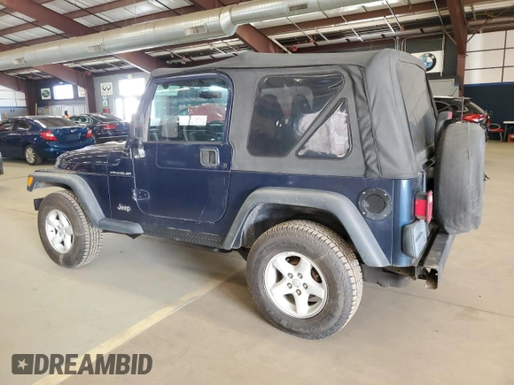 2002 Jeep Wrangler SE with VIN 1J4FA29PX2P749203, listed as a Copart auction lot 53604045 with 152,410 mi miles and Clean Title. Bid and sale history available at carsss.com. Image 2.