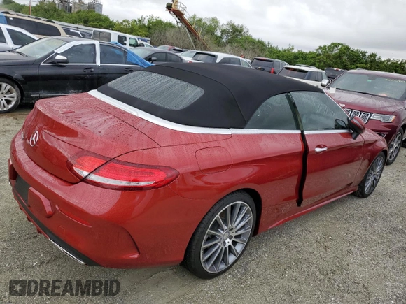 2017 Mercedes-Benz C 300 with VIN WDDWK4JB2HF430767, listed as a Copart auction lot 74781874 with Not Provided miles and Salvage Title. Bid and sale history available at DreamBid. Image 3.