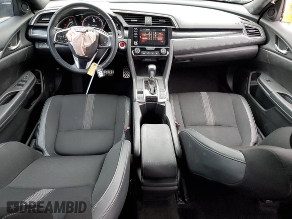 2019 Honda Civic Sport with VIN 2HGFC2F80KH503943, listed as a Copart auction lot 48527165 with 38,348 mi miles and Salvage Title. Bid and sale history available at DreamBid. Image 8.