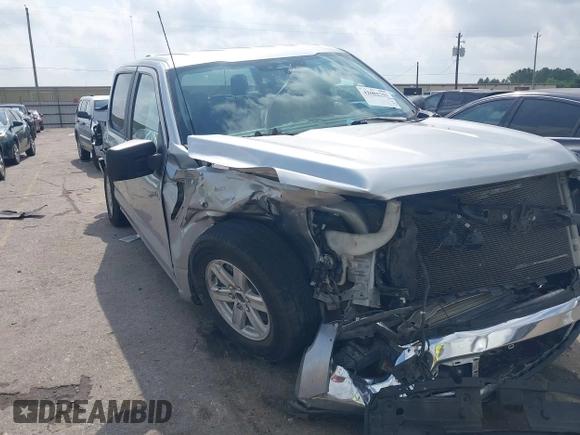 2023 Ford F-150 XL with VIN 1FTEW1C80PFA34183, listed as a IAAI auction lot 42085791 with 60,454 mi miles and . Bid and sale history available at DreamBid. Image 1.