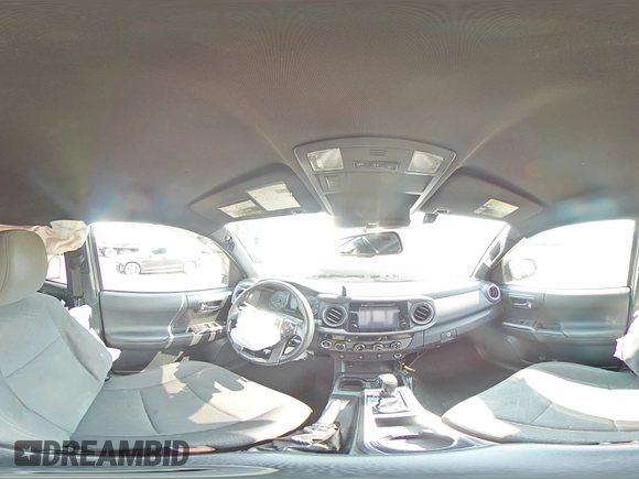 2017 Toyota Tacoma SR5 with VIN 3TMCZ5AN6HM094033, listed as a Copart auction lot 60433505 with 87,708 mi miles and Salvage title. Bid and sale history available at DreamBid. Image 14.