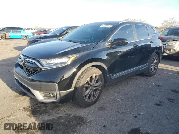 2021 Honda CR-V Touring with VIN 2HKRW1H97MH413914, listed as a Copart auction lot 47384115 with 0 mi miles and Salvage Title. Bid and sale history available at carsss.com. Image 1.
