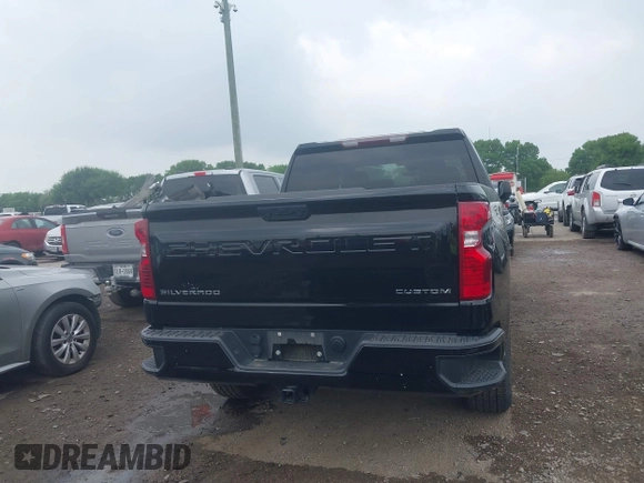 2022 Chevrolet Silverado 1500 Custom with VIN 1GCPABEK4NZ614621, listed as a IAAI auction lot 41943727 with 49,049 mi miles and . Bid and sale history available at DreamBid. Image 16.