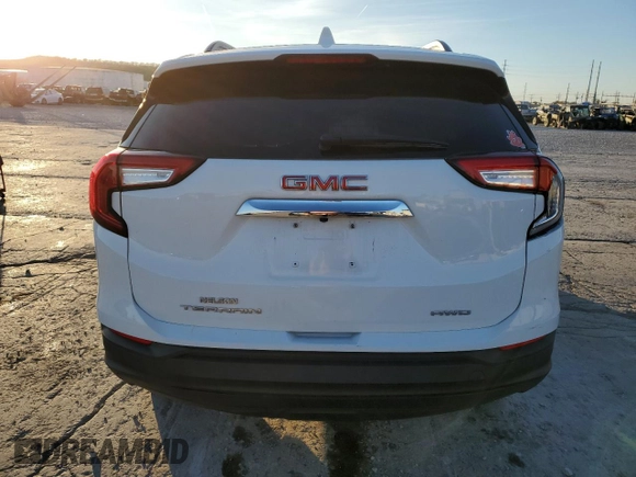 2022 GMC Terrain SLE with VIN 3GKALTEV0NL106903, listed as a Copart auction lot 82581964 with Not provided miles and Salvage title. Bid and sale history available at DreamBid. Image 6.