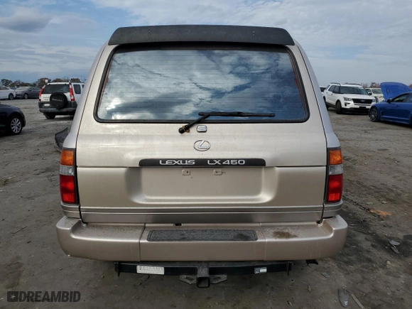 1997 Lexus LX 450 Luxury Wagon with VIN JT6HJ88J6V0161320, listed as a Copart auction lot 79502054 with NaN miles and Salvage Title. Bid and sale history available at carsss.com. Image 6.