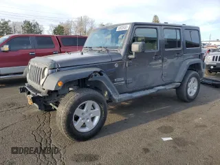 2018 Jeep Wrangler Unlimited Sport z VIN 1C4BJWDG8JL809519, wystawiony jako Copart lot #50835455 z przebiegiem 89 962 mil mil oraz Szkoda całkowita • Salvage title. Historia ofert i sprzedaży dostępna na DreamBid. Obrazek 1.