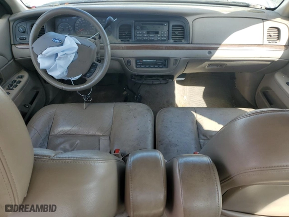 2005 Ford Crown Victoria LX with VIN 2FAFP74W35X155475, listed as a Copart auction lot 49471005 with 87,965 mi miles and Salvage Title. Bid and sale history available at carsss.com. Image 8.