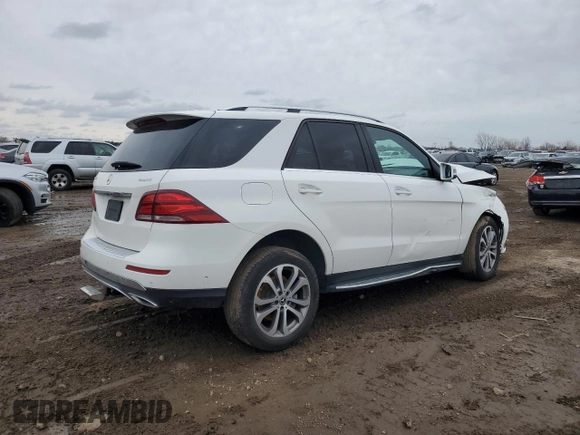 2018 Mercedes-Benz GLE 350 with VIN 4JGDA5HB2JB076077, listed as a Copart auction lot 51544465 with 49,969 mi miles and Salvage Title. Bid and sale history available at DreamBid. Image 3.