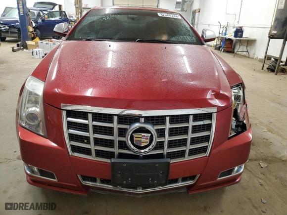 2012 Cadillac CTS Coupe Performance with VIN 1G6DL1E31C0156430, listed as a Copart auction lot 82388734 with 154,444 mi miles and Salvage Title. Bid and sale history available at carsss.com. Image 5.