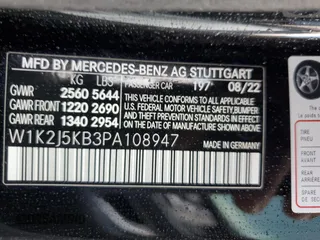 2023 Mercedes-Benz CLS with VIN W1K2J5KB3PA108947, listed as a Copart auction lot 78419904 with 0 mi miles and Non Repairable. Bid and sale history available at carsss.com. Image 13.