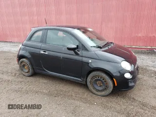 2013 FIAT 500 Sport with VIN 3C3CFFBR3DT667507, listed as a Copart auction lot 53086435 with 131,249 mi miles and Clean Title. Bid and sale history available at carsss.com. Image 4.