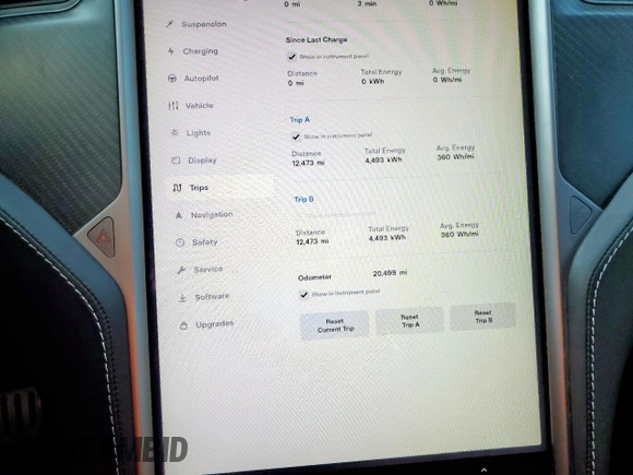 2019 Tesla Model S 100D with VIN 5YJSA1E46KF331936, listed as a Copart auction lot 49639135 with 20,499 mi miles and Salvage title. Bid and sale history available at DreamBid. Image 9.