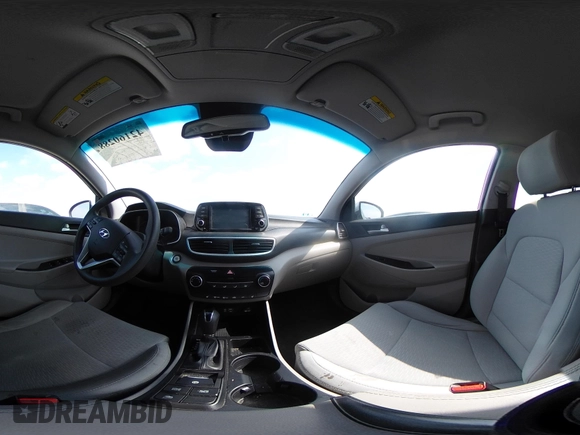 2019 Hyundai Tucson Value with VIN KM8J3CA46KU962082, listed as a IAAI auction lot 42160288 with 92,887 mi miles and . Bid and sale history available at DreamBid. Image 19.