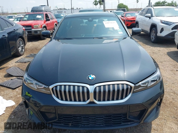 2023 BMW 3 Series 330i with VIN 3MW69FF09P8D39007, listed as a IAAI auction lot 42071643 with 24,781 mi miles and . Bid and sale history available at DreamBid. Image 12.