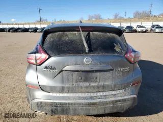 2015 Nissan Murano Platinum with VIN 5N1AZ2MH2FN203789, listed as a Copart auction lot 48182705 with 0 mi miles and Salvage Title. Bid and sale history available at carsss.com. Image 6.
