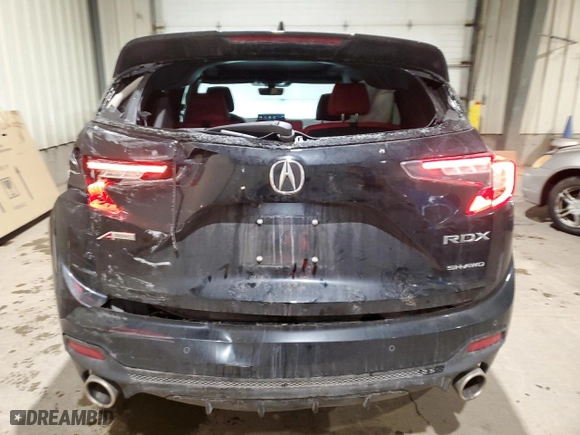 2024 Acura RDX w/A-Spec Package with VIN 5J8TC2H65RL801769, listed as a Copart auction lot 83235084 with 22,753 mi miles and Salvage Title. Bid and sale history available at carsss.com. Image 6.