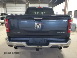 2020 Ram 1500 Limited with VIN 1C6SRFHT2LN288344, listed as a Copart auction lot 53496425 with 72,300 mi miles and Salvage title. Bid and sale history available at DreamBid. Image 6.