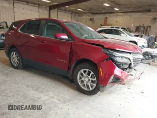 2023 Chevrolet Equinox LT with VIN 3GNAXUEG1PS188146, listed as a IAAI auction lot 42311609 with 11,660 mi miles and . Bid and sale history available at DreamBid. Image 1.