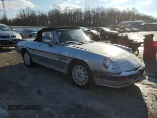 1986 Alfa Romeo Spider Veloce z VIN ZARBA5419G1040612, wystawiony jako Copart lot #42347965 z przebiegiem 84 485 mil mil oraz Czysty tytuł • Clean title. Historia ofert i sprzedaży dostępna na DreamBid. Obrazek 4.