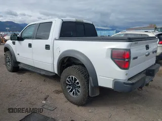 2014 Ford F-150 SVT Raptor with VIN 1FTFW1R62EFC00548, listed as a IAAI auction lot 40706960 with 71,590 mi miles and . Bid and sale history available at carsss.com. Image 3.
