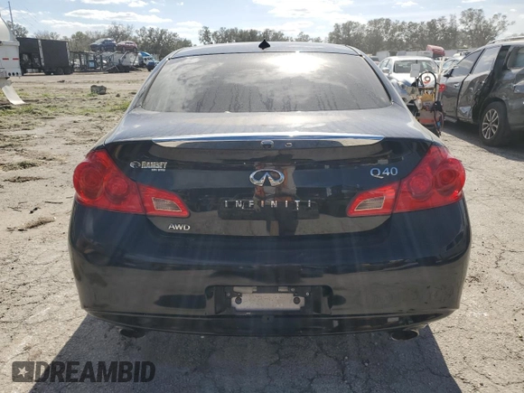 2015 Infiniti Q40 with VIN JN1CV6AR8FM523124, listed as a Copart auction lot 75912294 with Not Provided miles and Non Repairable. Bid and sale history available at carsss.com. Image 6.