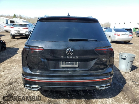 2024 Volkswagen Tiguan SEL R-Line with VIN 3VV4B7AX5RM118962, listed as a Copart auction lot 49692685 with 15,320 mi miles and Clean title. Bid and sale history available at DreamBid. Image 6.