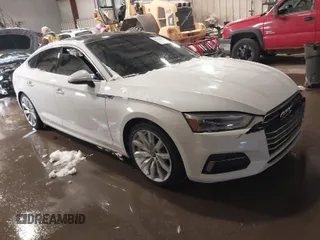 2018 Audi A5 Sportback Premium z VIN WAUANCF50JA058189, wystawiony jako IAAI lot #41599096 z przebiegiem 114 163 mil mil oraz . Historia ofert i sprzedaży dostępna na DreamBid. Obrazek 1.