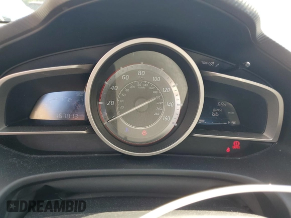 2014 Mazda 3 i Sport with VIN JM1BM1U77E1114315, listed as a Copart auction lot 56091515 with 167,013 mi miles and Salvage Title. Bid and sale history available at DreamBid. Image 9.