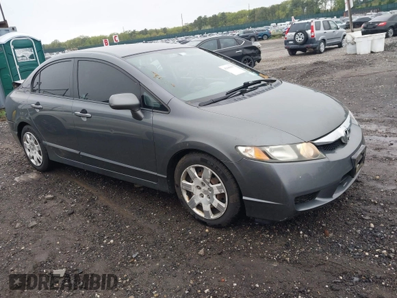 2010 Honda Civic LX with VIN 2HGFA1F59AH326233, listed as a IAAI auction lot 42190935 with 61,378 mi miles and . Bid and sale history available at DreamBid. Image 1.