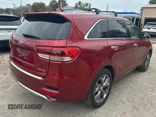 2016 Kia Sorento SX z VIN 5XYPK4A56GG115443, wystawiony jako Copart lot #48614745 z przebiegiem 132 205 mil mil oraz Czysty tytuł • Clean title. Historia ofert i sprzedaży dostępna na DreamBid. Obrazek 4.