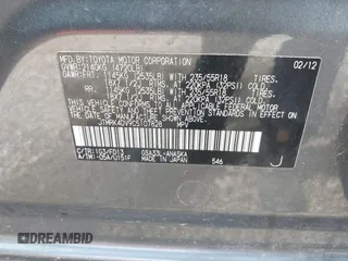 2012 Toyota RAV4 Sport z VIN JTMRK4DV9C5107828, wystawiony jako IAAI lot #42430899 z przebiegiem 109 768 mil mil oraz . Historia ofert i sprzedaży dostępna na DreamBid. Obrazek 9.
