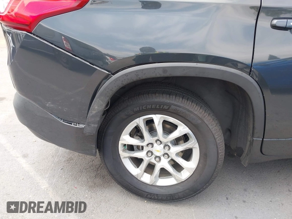 2018 Chevrolet Traverse LT Cloth with VIN 1GNERGKW7JJ133119, listed as a IAAI auction lot 42467939 with 103,873 mi miles and . Bid and sale history available at DreamBid. Image 6.