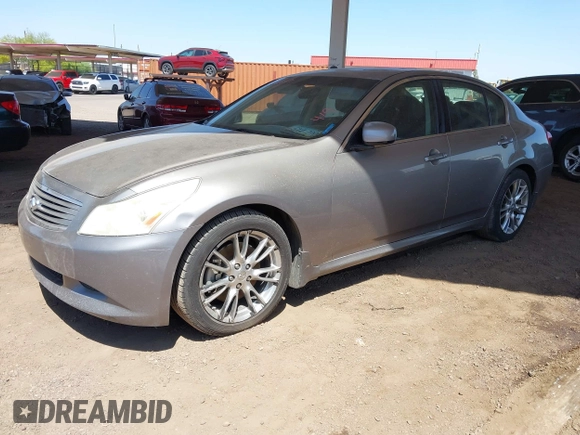 2007 Infiniti G35 Sedan Journey with VIN JNKBV61E27M724328, listed as a IAAI auction lot 42012857 with Not Provided miles. Bid and sale history available at carsss.com. Image 2.