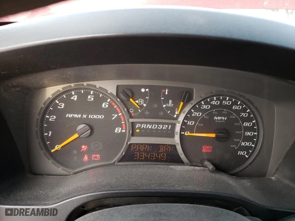 2005 Chevrolet Colorado LS Z85 with VIN 1GCCS196958165235, listed as a Copart auction lot 46813124 with 334,349 mi miles and Salvage Title. Bid and sale history available at carsss.com. Image 9.