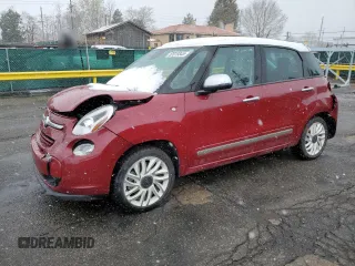2014 FIAT 500L Lounge z VIN ZFBCFACH9EZ029795, wystawiony jako Copart lot #53919345 z przebiegiem 79 294 mil mil oraz Szkody całkowita. Historia ofert i sprzedaży dostępna na DreamBid. Obrazek 1.