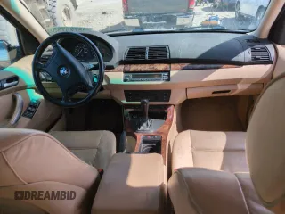 2002 BMW X5 3.0i with VIN 5UXFA53552LP32958, listed as a Copart auction lot 48725735 with 293,202 mi miles and Salvage Title. Bid and sale history available at carsss.com. Image 8.