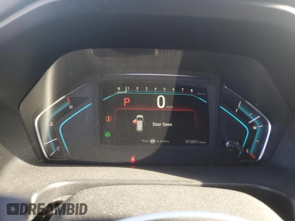 2018 Honda Odyssey LX with VIN 5FNRL6H22JB087152, listed as a Copart auction lot 76754974 with 73,057 mi miles and Salvage Title. Bid and sale history available at carsss.com. Image 9.