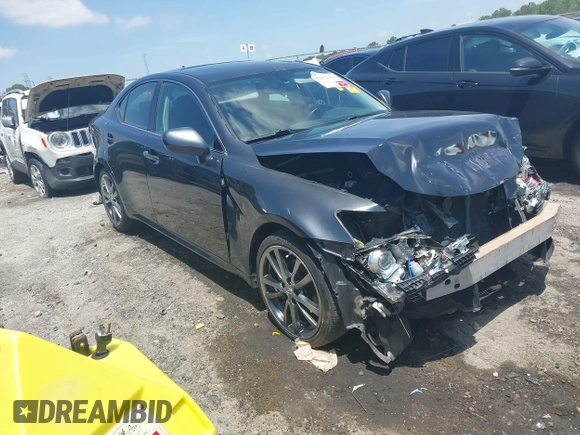 2008 Lexus IS 250 with VIN JTHBK262382072316, listed as a IAAI auction lot 42271350 with 170,208 mi miles and . Bid and sale history available at DreamBid. Image 1.
