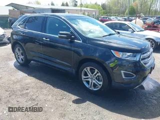 2015 Ford Edge Titanium with VIN 2FMTK4K92FBB42637, listed as a IAAI auction lot 41968659 with 99,667 mi miles. Bid and sale history available at carsss.com. Image 1.