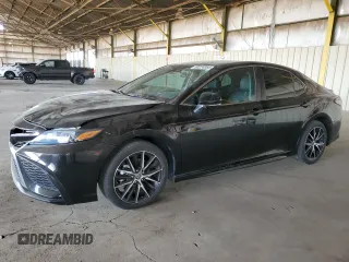2023 Toyota Camry SE with VIN 4T1G11AK8PU754635, listed as a Copart auction lot 50224385 with 31,408 mi miles and Salvage Title. Bid and sale history available at carsss.com. Image 1.