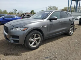 2018 Jaguar F-Pace 30t Premium z VIN SADCJ2GX2JA235993, wystawiony jako Copart lot #55149465 z przebiegiem 107 291 mil mil oraz Szkoda całkowita • Salvage title. Historia ofert i sprzedaży dostępna na DreamBid. Obrazek 1.