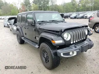 2019 Jeep Wrangler Unlimited Sahara with VIN 1C4HJXEG9KW531423, listed as a Copart auction lot 55577875 with 62,825 mi miles and Non repairable. Bid and sale history available at DreamBid. Image 14.