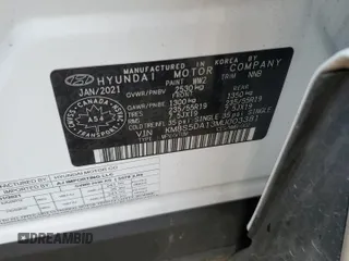 2021 Hyundai Santa Fe Hybrid Limited with VIN KM8S5DA13MU003381, listed as a Copart auction lot 80091724 with 19,946 mi miles and Salvage Title. Bid and sale history available at carsss.com. Image 13.