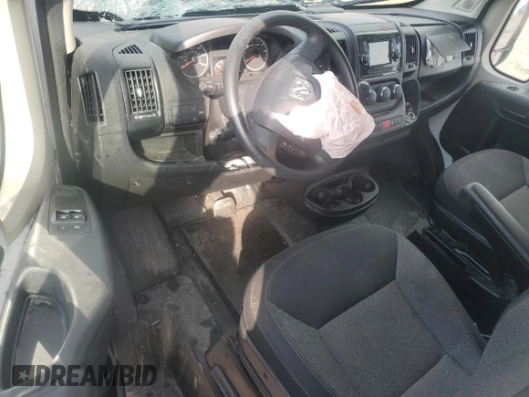 2021 Ram ProMaster Cargo with VIN 3C6LRVBG7ME560550, listed as a Copart auction lot 46991735 with Not Provided miles and Salvage Title. Bid and sale history available at carsss.com. Image 8.