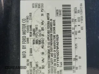 2009 Ford Ranger XL z VIN 1FTYR10D79PA01829, wystawiony jako Copart lot #43172845 z przebiegiem 83 730 mil mil oraz Szkoda całkowita • Salvage title. Historia ofert i sprzedaży dostępna na DreamBid. Obrazek 12.