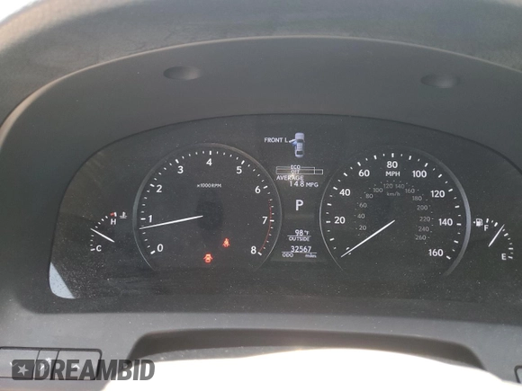 2014 Lexus LS 460 L with VIN JTHGL5EF5E5052815, listed as a Copart auction lot 54770504 with 32,567 mi miles and Salvage title. Bid and sale history available at DreamBid. Image 9.