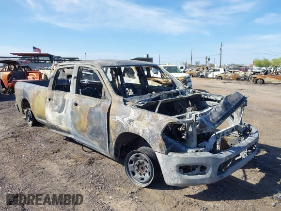 2021 Ram 2500 Tradesman with VIN 3C6UR5HJ5MG584910, listed as a IAAI auction lot 42316993 with Not provided miles and . Bid and sale history available at DreamBid. Image 1.