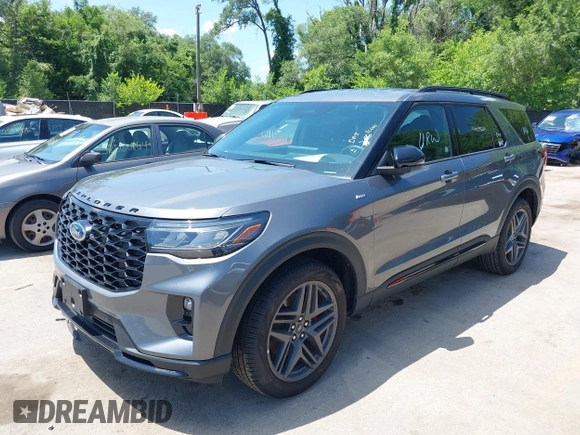 2025 Ford Explorer ST-Line with VIN 1FMUK8KH7SGB37620, listed as a IAAI auction lot 42553038 with 8,067 mi miles and . Bid and sale history available at DreamBid. Image 17.